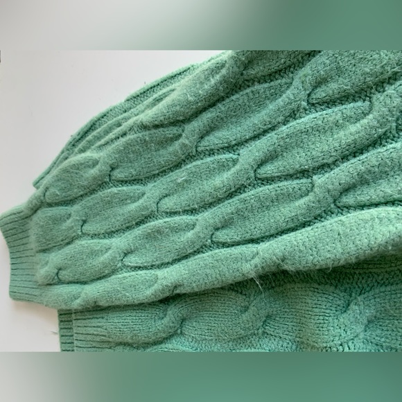 Linn33Sunny Online Apparel‎ Wool blend sweater, soft mint green, Small womens - Picture 9 of 9
